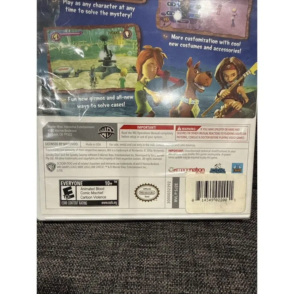 Scooby-Doo and the Spooky Swamp (Nintendo Wii, 2010) New/Sealed